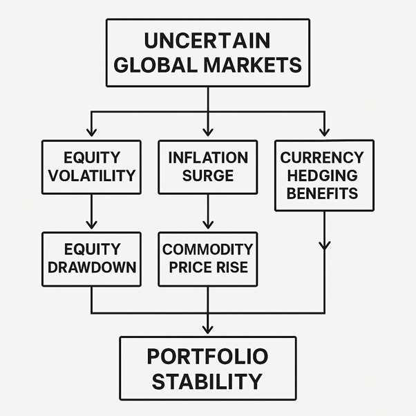 How Diversification Stabilizes the Portfolio